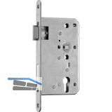 BMH Einstemmschloss Meisterst�ck PZW, rechts, Dorn 55, Rundstulp 20mm, Edelstahl