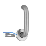 ECO Dr�ckergarnitur D 110/R Standfl�gel, VK 9 mm, TS 40-66 mm, Edelstahl