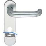 ECO Dr�ckerlochteil D110 mit Kurzschild PZ 72 mm, Edelstahl