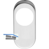 Ovalrosette RZ, 70 x 33 x 7 mm, Edelstahl rostfrei