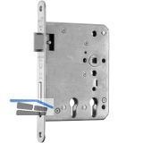 BMH Fluchtt�rschloss 1019 PZ f�r 2 Profilzylinder, rechts, DM 60/100, Edelstahl