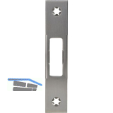 Schlie�blech f�r MFV Secury Zusatzfalle 1-flg. Flach 24 x 3 x 120, Edelstahl