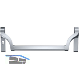 DORMAKABA Stangengriff f�r Gangfl�gel PZ 88, ohne Griffrohr, silber eloxiert