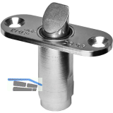 BMH Schnappriegel 1196, Stulp 54 x 20 rund, Edelstahl