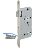 BMH Einstemmschloss 0300 WC, links, Dorn 65, Entfernung 78 mm, Edelstahl