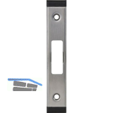 Schlie�blech f�r MFV Secury Zusatzfalle 1-flg. U-Stulp 24 x 6 x 120, Edelstahl