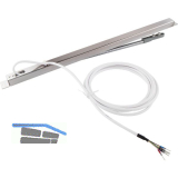 KFV Kabel�bergang verdeckt 180�, Aufnahmekasten Rahmenseitig, Kabel 3 / 8 m