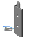 KFV Verl�ngerung f�r Stulpfl�gelbeschlag AS 2600, 100 mm, links