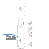 KFV MFV-Schloss BS 2300 DIN, DM 35, U-Stulp 24 x 6,3 mm, Edelstahl