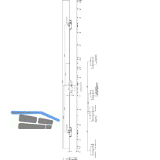 KFV Mehrfachverriegelungsschloss BS 2600 F16 B003, DM 65, Stulp 16mm, verzinkt