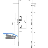 KFV Verl�ngerung BV1600, Falz 16 mm, Stahl verzinkt