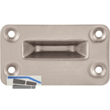 WILKA Bodenschlie�mulde 9651, 100 x 56 x 4 mm, Edelstahl