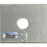 WSS Futterst�ck 24x20x3 mm Aluminium blank