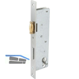 ROTO Rohrrahmenschloss Flachstulp m. Rollfalle/Riegel 884, DM 25,verzinkt silber