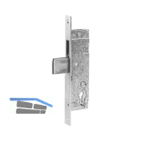 WILKA Rohrrahmenschloss Flachstulp mit Schwenkriegel, DM 30, Edelstahl