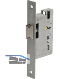 WILKA Rohrrahmen- Fallenschloss, DM 45, Flachstulp 170 x 24 x 3 mm, Edelstahl