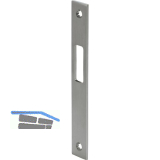 WILKA Schlie�blech 9317 flach f�r Rohrrahmen-Fallenschloss, 170x24x3mm,Edelstahl