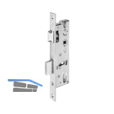 WILKA Rohrrahmenschloss Flachstulp m. Falle u. Riegel, PZW, DM 25, Edelstahl