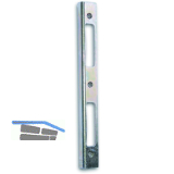 Sicherheitswinkelschlie�blech eckig Blindlappen 12mm,Stahl verzinkt silberf�rbig