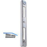 Sicherheitswinkelschlie�blech R9 rund Blindlappen 12mm, Stahl verz. silberf�rbig