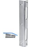 SH-Winkelschlie�blech eckig Blindlappen 28mm, Gr. 28x22x210x3 mm,verzinkt