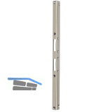 SH-Winkelschlie�blech eckig Blindlappen 28mm, Gr. 28x22x500x3 mm,verzinkt silber