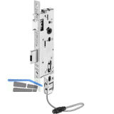 WILKA Fluchtt�rschloss 7607 1-flg. elekt. kuppelbar, links, eckig,DM35,Edelstahl