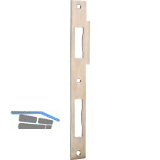 Doppelt�rschlie�blech eckig, 210 x 24 x 1,5 mm, Edelstahl