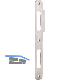 Doppelt�rschlie�blech R9 bombiert, rechts, 210 x 24 x 1,5 mm, Edelstahl