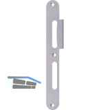 Schlie�blech f�r Fluchtt�rschl. stumpf, rund, rechts, Edelstahl (2011642219)