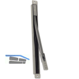 Kabel�bergang verdeckt 10312 f�r Kabel bis 7 mm, 330 x 24 x 17 mm, Edelstahl