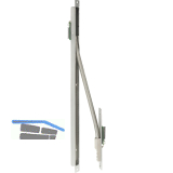 Kabel�bergang 10-polig, steckbar 10314, 519 mm, einseitige Wanne, eckig, lang