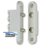 Strom�bertrager 10305, 2-polig, Kontaktstifte Messing verzinkt