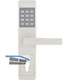 T�rcodeschloss Version B, Lochung PZ, Entfernung 88 mm, RAL 9002