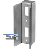 AMF Gegenkasten 147S zu Schiebetorschloss 140S,140SD, 172x78x40 mm, Stahl blank