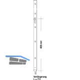 GU Ansatzst�cke Secury Reparaturset, 711 x 20 mm, Stahl verzinkt silberf�rbig
