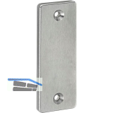 AMF Blindrosette 426, eckig, 87 x 32 x 6 mm, Edelstahl