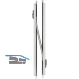 Kabel�bergang 10-polig, steckbar 10314, 519 mm, beidseitige Wanne, eckig, lang