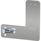 Montageplatte econ Exit 2010 f�r Rohrrahment�ren, Edelstahl