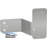 Montageplatte econ Exit 2010 f�r T�rw�chter an Stangengriffen, links, Edelstahl