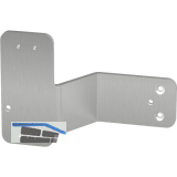 Montageplatte econ Exit 2010 f�r T�rw�chter an Stangengriffen, rechts, Edelstahl