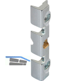 Aufschraubst�ck Serie 128, 44,5 x 12 x 8,5 mm, Stahl verzinkt