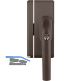 ABUS Fenster-Zusatzsicherung FO400 gleichsperrend braun