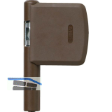 ABUS Fenster-Scharnierseitensicherung FAS101 braun