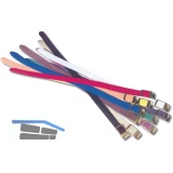 Armband Nylon geflochten, f�r Pfandschloss, rot, wei�, blau, gr�n, gelb, schwarz