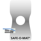 �u�eres Schrankschild selbstklebend f. Pfandschloss Safe-O-Mat ohne Nummerierung