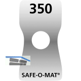 �u�eres Schrankschild selbstklebend f�r Pfandschloss Safe-O-Mat mit Nummerierung