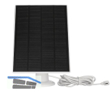 ABUS Solarladepanel zu Akku Pro Kamera 170x120x10 mm inkl. 3 Meter Kabel, wei�