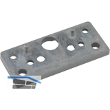 MARCHESI Distanzplatte f�r Zusatzschloss, 5 mm, Zinkdruckguss silberf�rbig