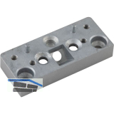 MARCHESI Distanzplatte f�r Zusatzschloss, 12 mm, Zinkdruckguss silberf�rbig